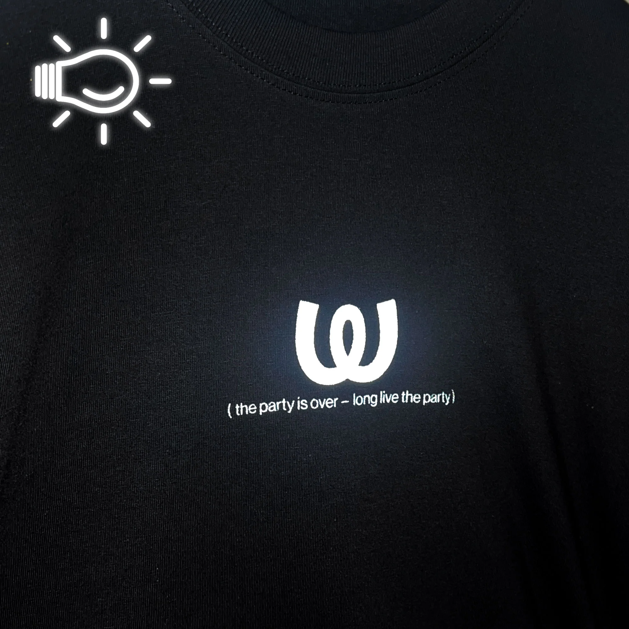 Farewell Watergate Mainfloor Reflective Limited Raver Edition T-Shirt - Image 5
